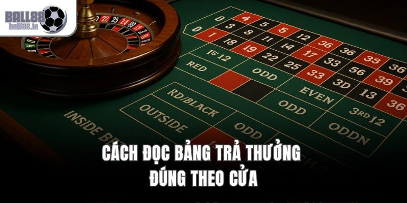 Bảng Trả Thưởng Roulette – Chi Tiết Cửa Cược Và RTP 3 Cách đọc bảng trả thưởng đúng theo cửa