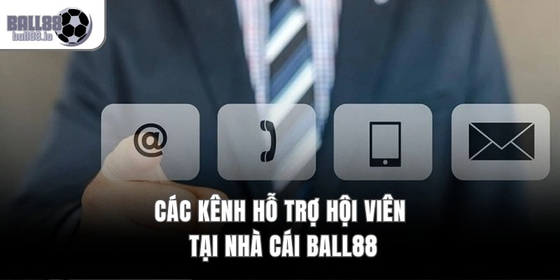 Các kênh hỗ trợ hội viên tại nhà cái Ball88