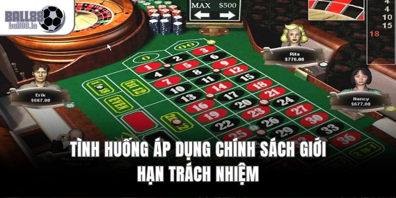 Tình huống áp dụng chính sách giới hạn trách nhiệm