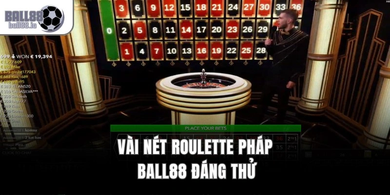 Roulette Pháp Ball88 – Luật La Partage Với RTP Đạt 98.65% 2 Vài nét Roulette Pháp Ball88 đáng thử