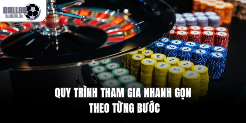 Quy trình tham gia nhanh gọn theo từng bước